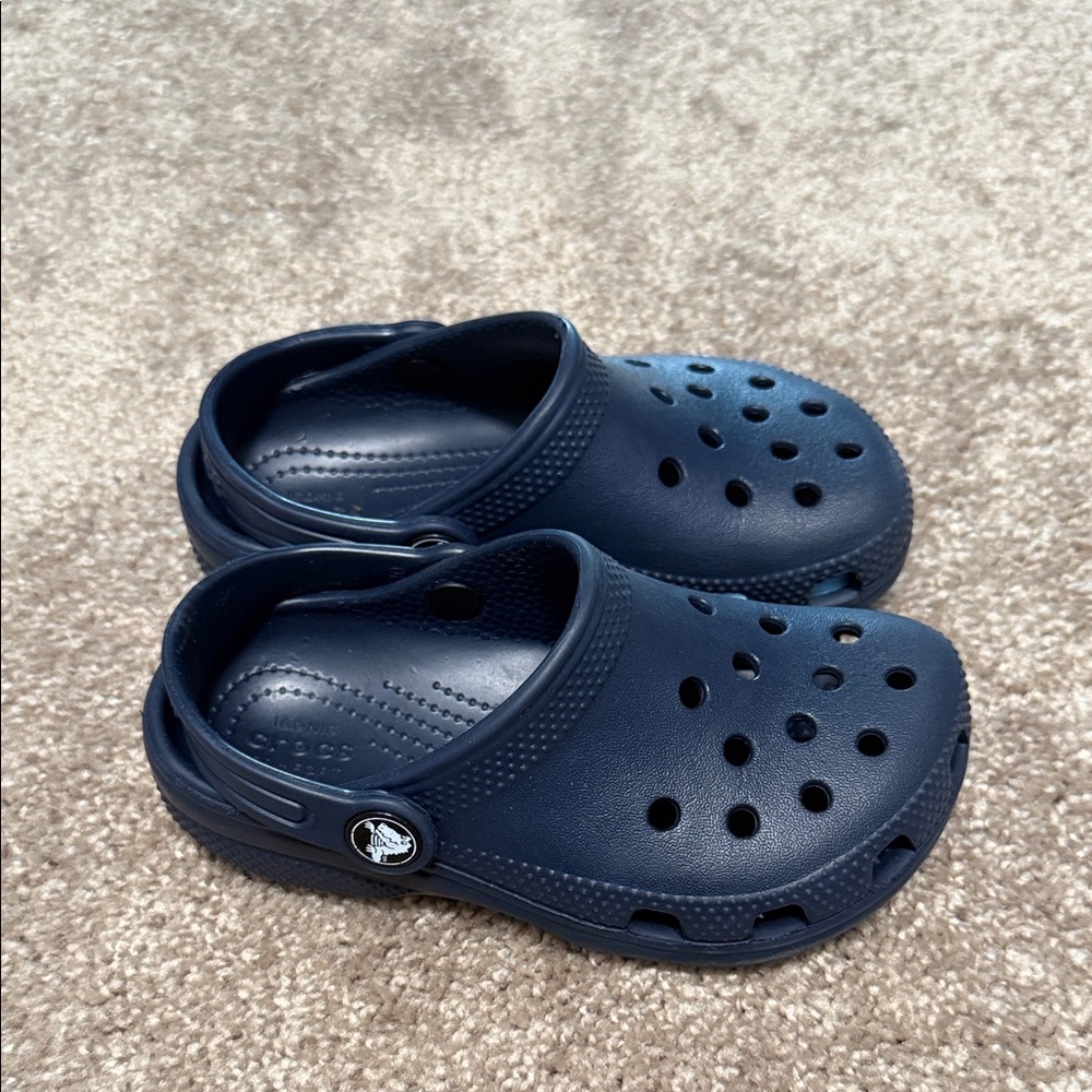 Toddler Navy Blue Clogs